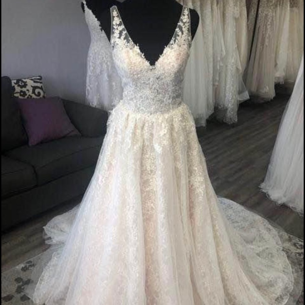 Rebecca Ingram wedding dress size 10 READ DESCRIPTION